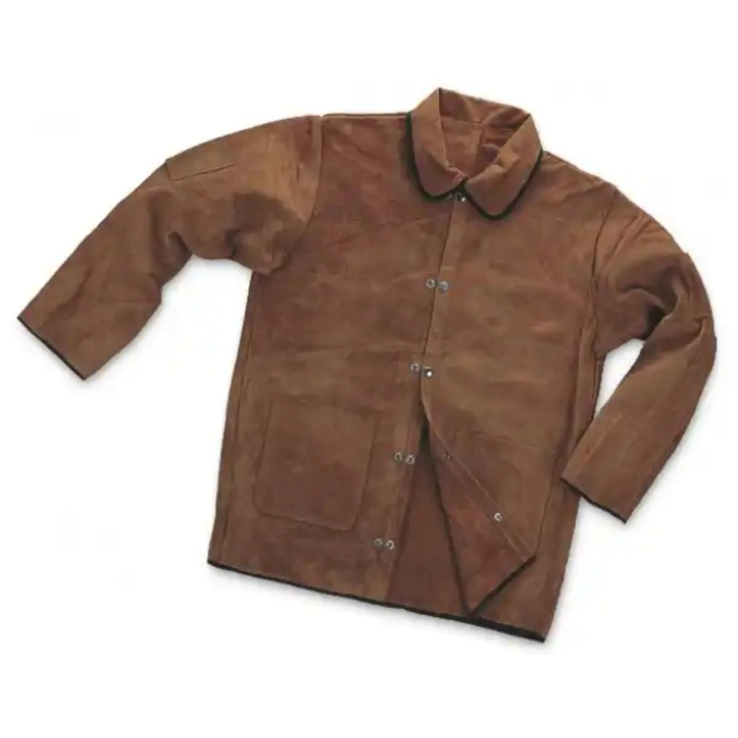 Cowhide Split Leather Welding  jacket High Quality Leather Jacket High Performance Leather Welder Safety Jackets for Protection
