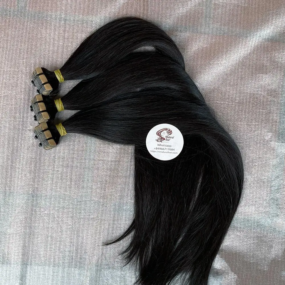 Wholesale Top Quality Tapein Remy Raw Hair 100% human 24 26 28 Inches 12A Vietnamese Blond Virgin Plus Human Hair Tape In