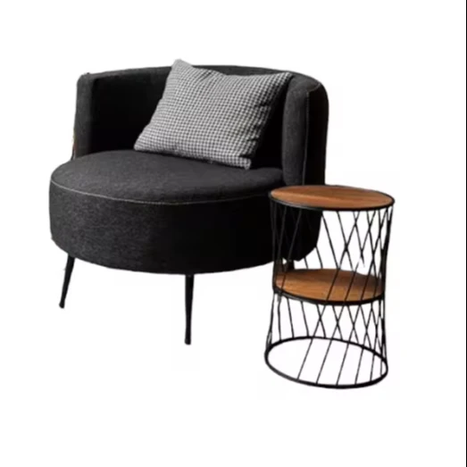 Новое черное современное кресло для гостиной клубное Fauteuil