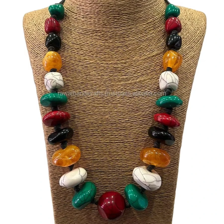 buy wholesale resin beads necklace vintage jewelry classic jewelry gemstone jewelry