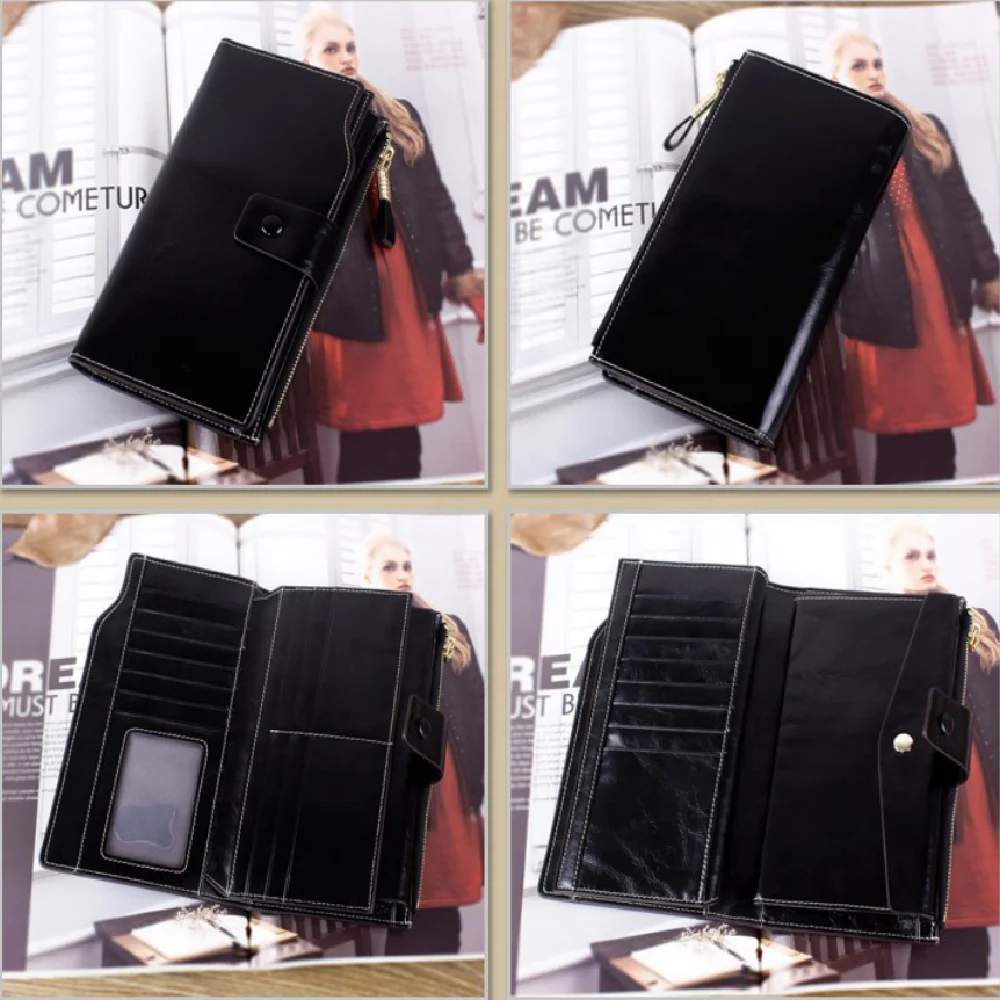 Factory OEM Top Sales High Quality Low Priced Design Leather Wallet Clutch For Women from Vietnam
