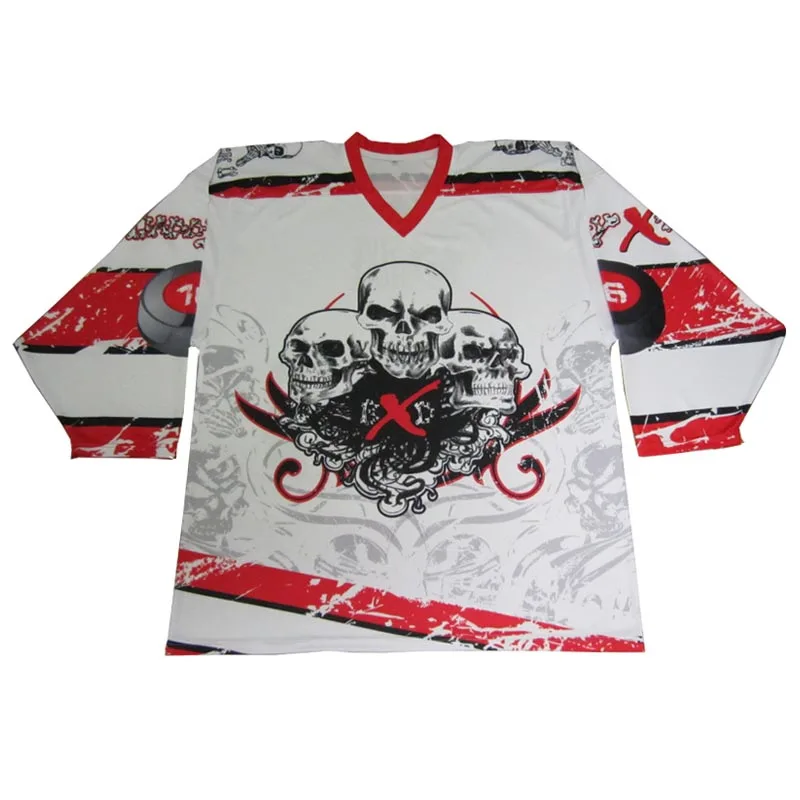 Ice Hockey Shirts Custom Hockey Jersey Golden Sublimation Embroidery Unisex OEM Customized Anti Technics Logo Style Time Knights