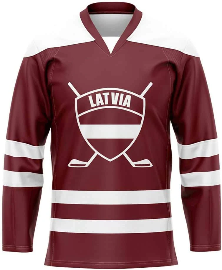 Professional Production Sublimation Printed Ice Hockey Jerseys Ice Hockey Jersey Custom Team Men Ice Hockey Uniform