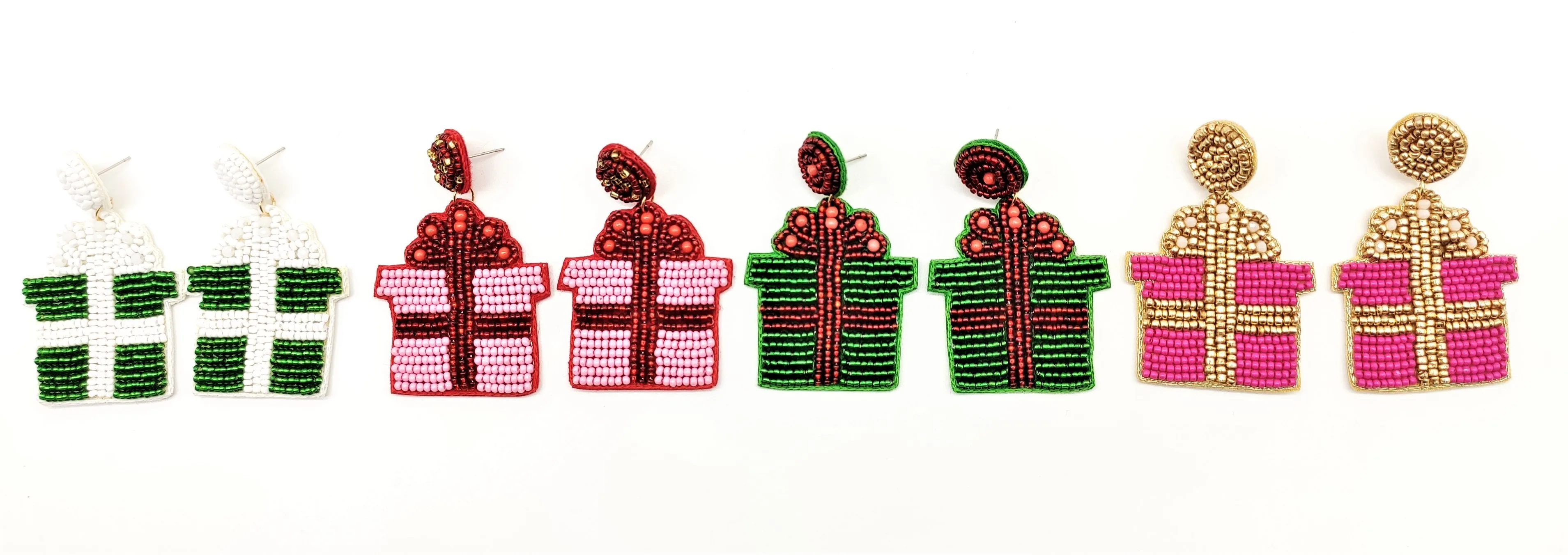 Buy 2024 Europe and America Santa Candy House Earrings Acrylic Truck Christmas Tree Ball Snowman Pendant Earrings At Affordable Price