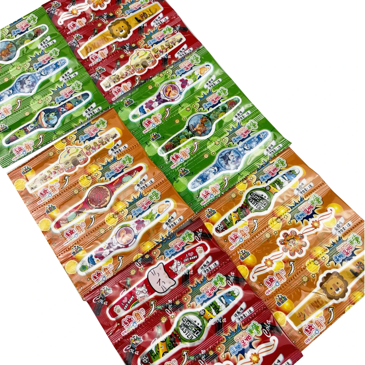 OEM ODM фруктовый ароматизатор всплывающие конфеты с часами игрушка для татуировки Халяль прыгающие конфеты сладкий Забавный