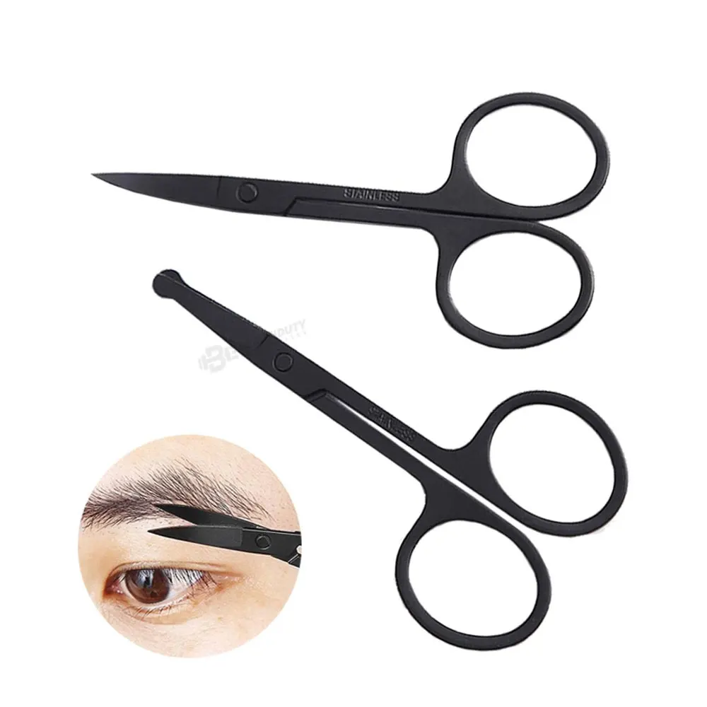 Custom Professional High-Grade Eyebrow Scissors for Women Factory Direct Sales