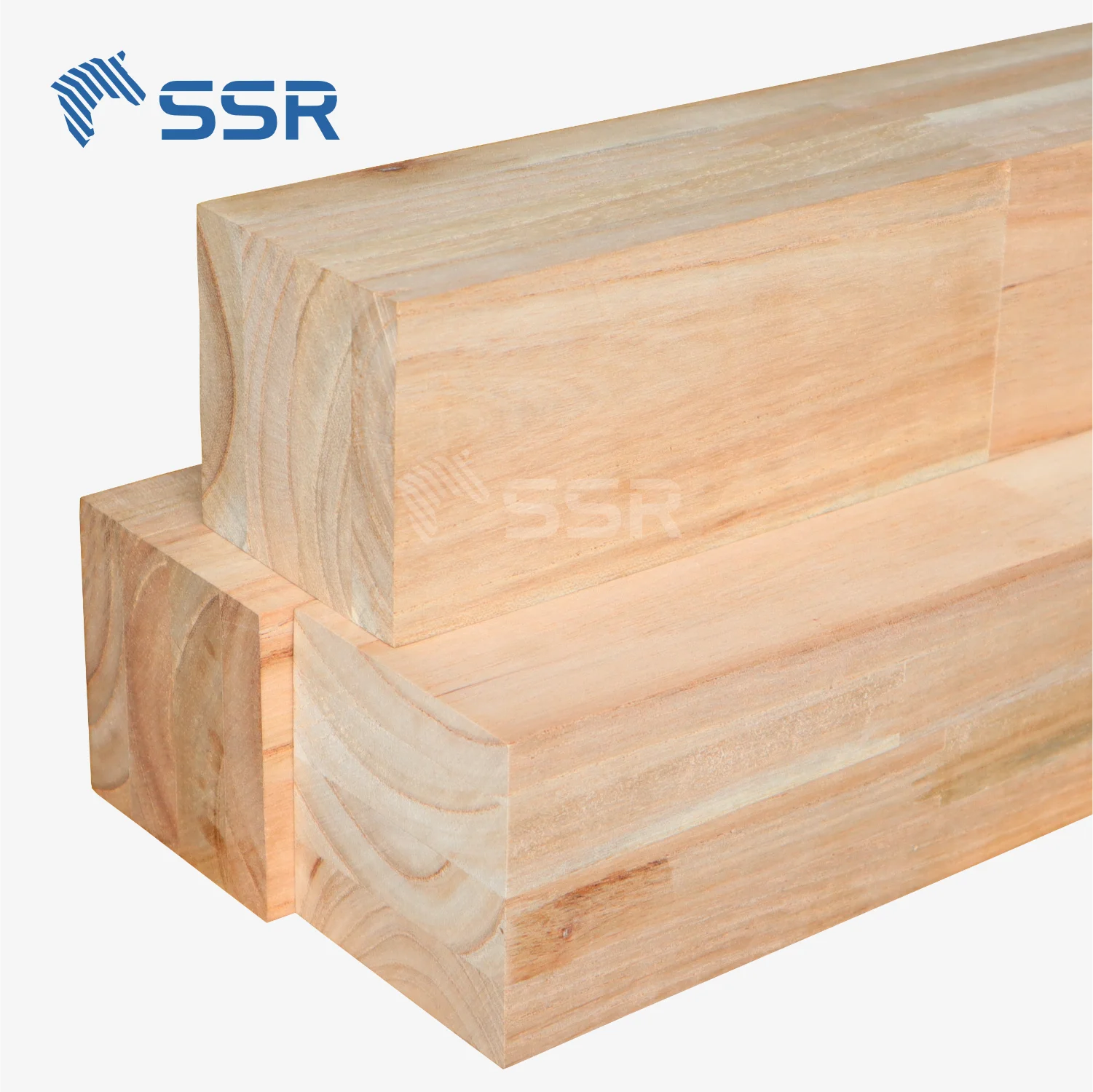 SSR VINA - Rubber Wood/Acacia/Sapele Scantling - FSC Acacia Solid Wood Finger Joint Board Scantlings Wood Block Stair Parts