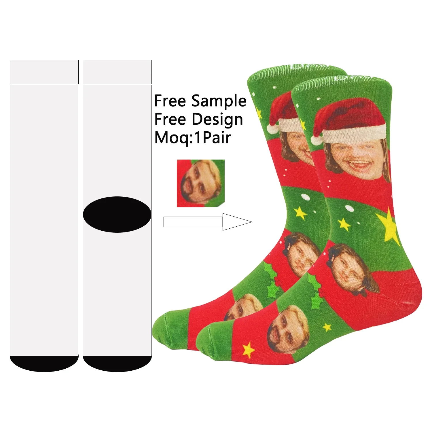 cheap wholesale 3d printing blank socks Fashion Design Men Women Animal Blank Crew Custom Tube Printed Sublimation Socks