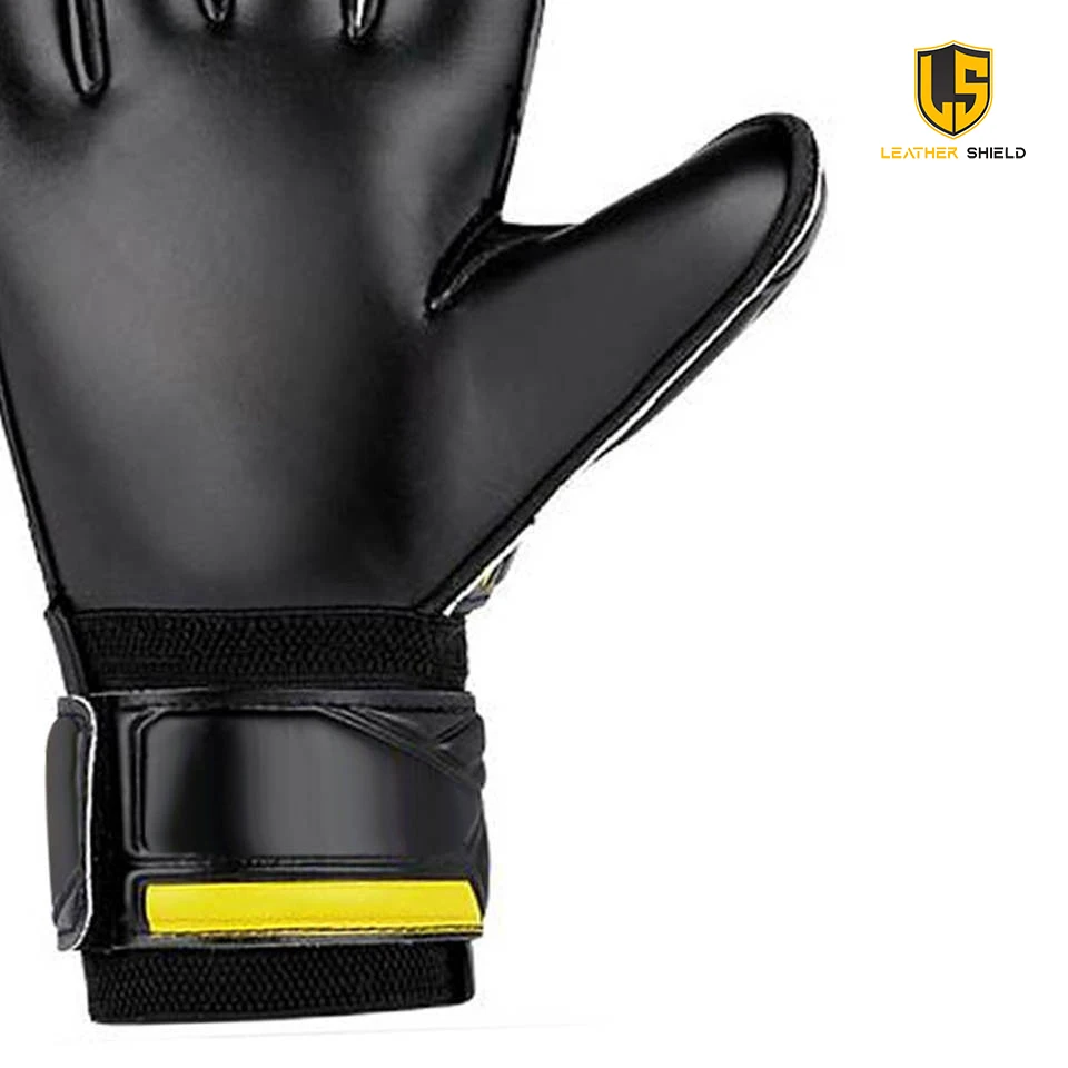 leathershield Goalkeeper Gloves Wholesale Set Of Shin Pad And Soccer Sports Latex material
