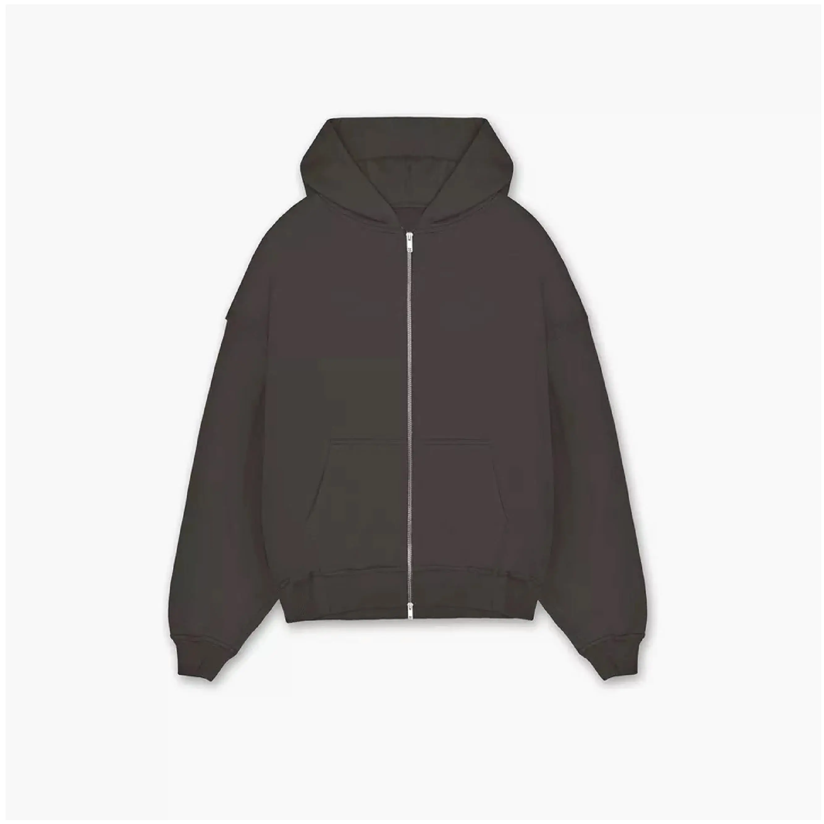 Custom logo Winter Men Hoddies zipper hoodies plain with pocket