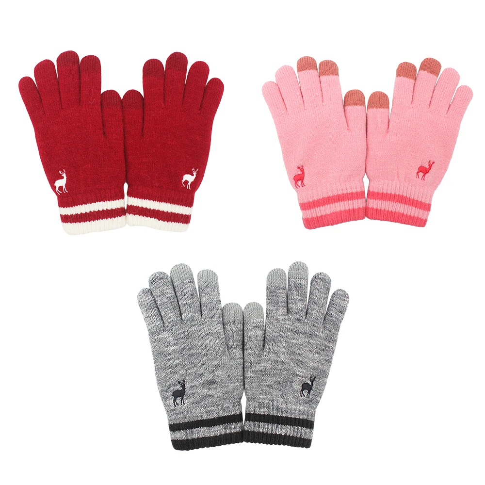 Hat Scarf Gloves Winter Set