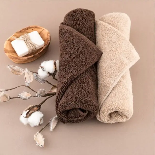 Premium Quality Custom Hotel Bath and Hand Towel 100% Cotton Luxe Style Soft and Colorfast 30cm 50cm Sizes Made in Pakistan