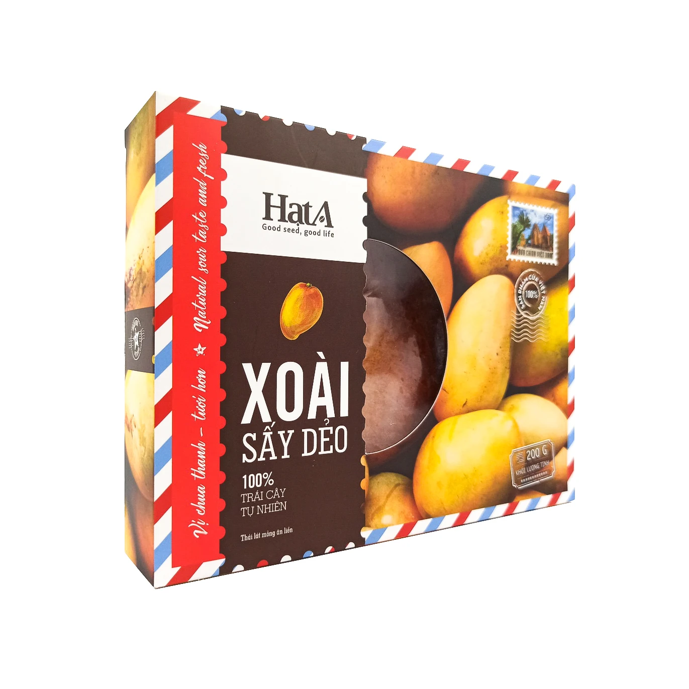 OEM ODM Private Soft Dried Mango 100% Natural Mango Dry Fruits HAT A brand made in Vietnam