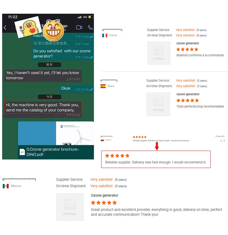 Commercial 30G Laboratory Generador de ozono para tratamiento de agua Ozone System