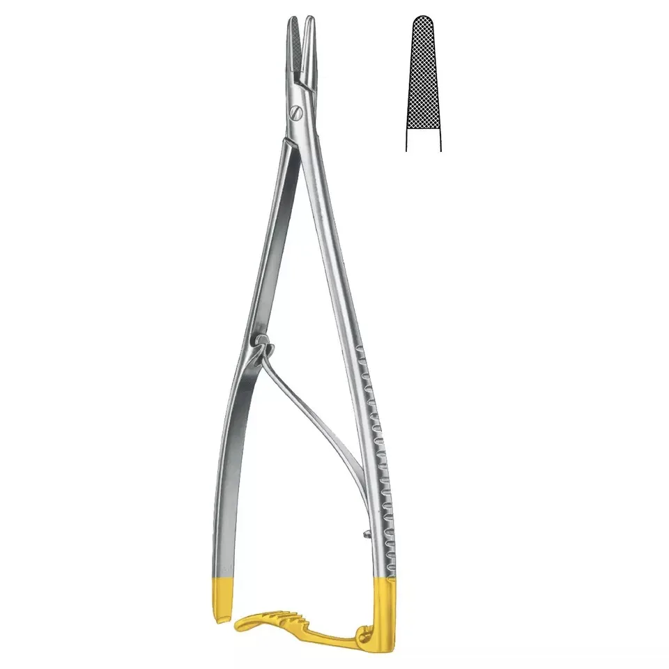 Dental Surgical TC Mathieu Needle Holders Forceps Tungsten Carbide Tip Stainless Steel Best Surgical Instruments