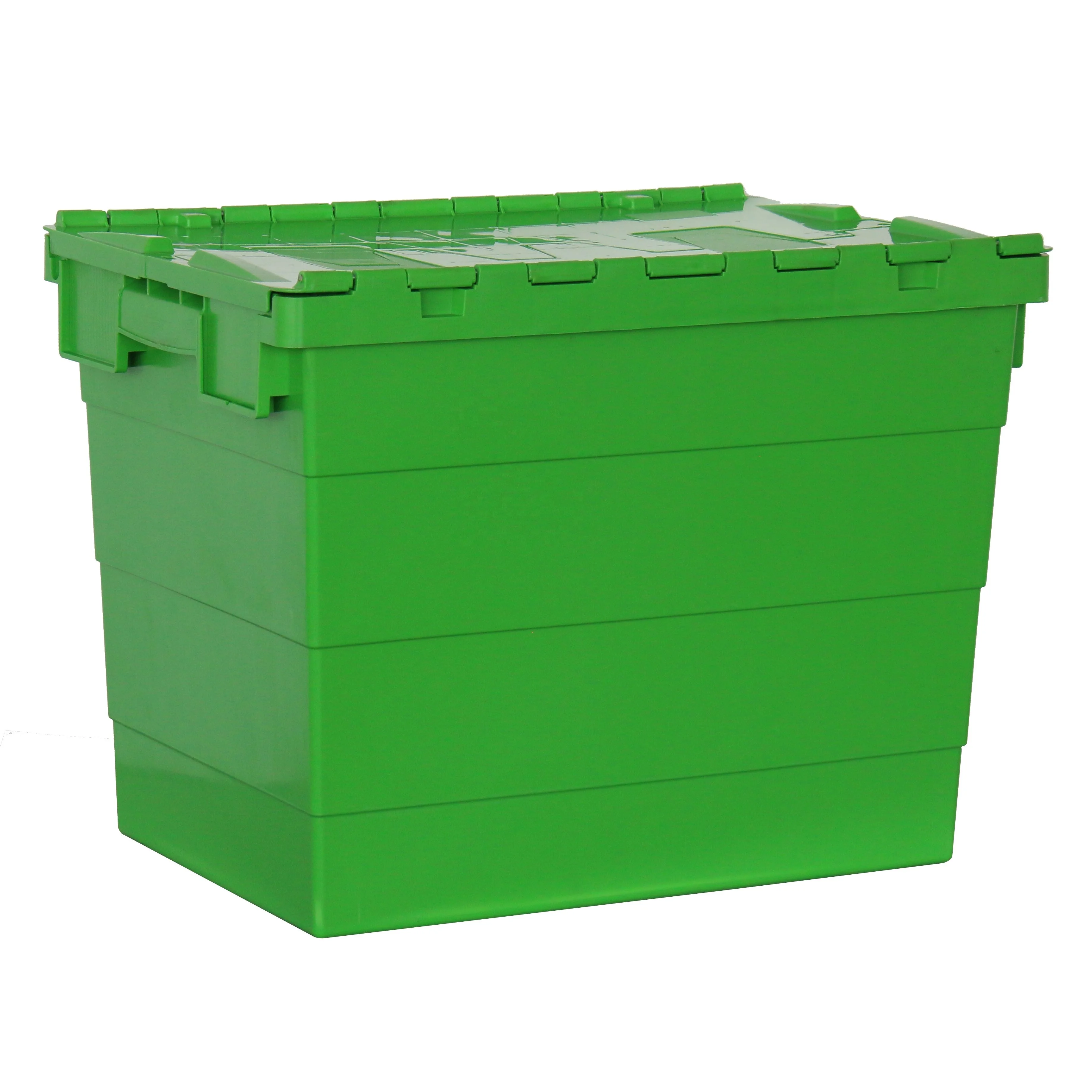 Heavy duty logistic Industrial Plastic Stackable Nestable Moving Warehouse Storage Totes Turnover Boxes Plastic Storage Crates