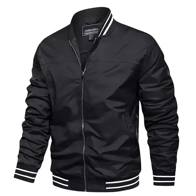 New Model Polyester Varsity Jacket Men Letterman Varsity Leather Jacket