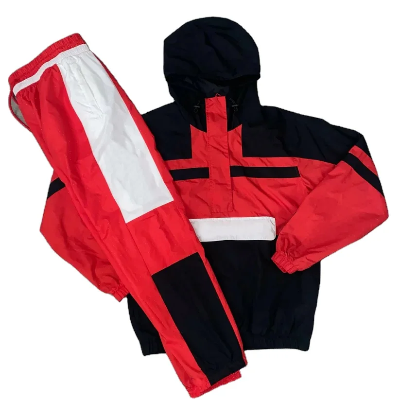 Mens Lightweight Windbreaker Water Resistant Hooded Jacket Rain Wind