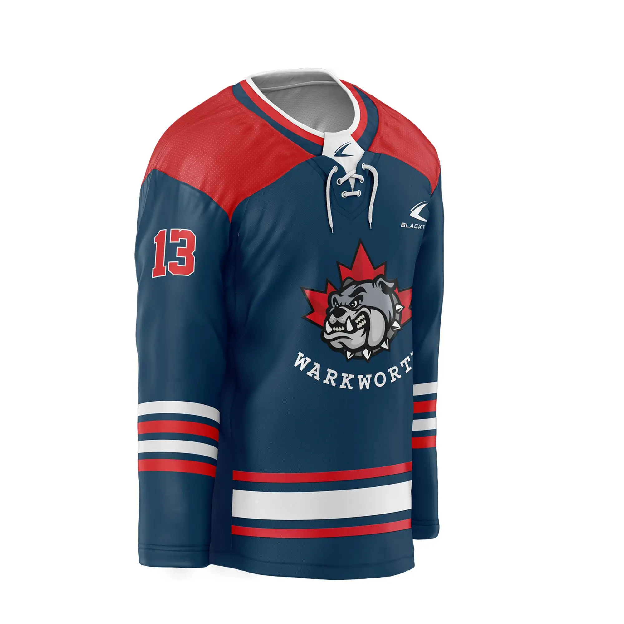 Custom Sportswear Breathable Sublimation Twill Embroidered Ice Hockey Jersey OEM logo accepted Shipping worldwide No Minimum