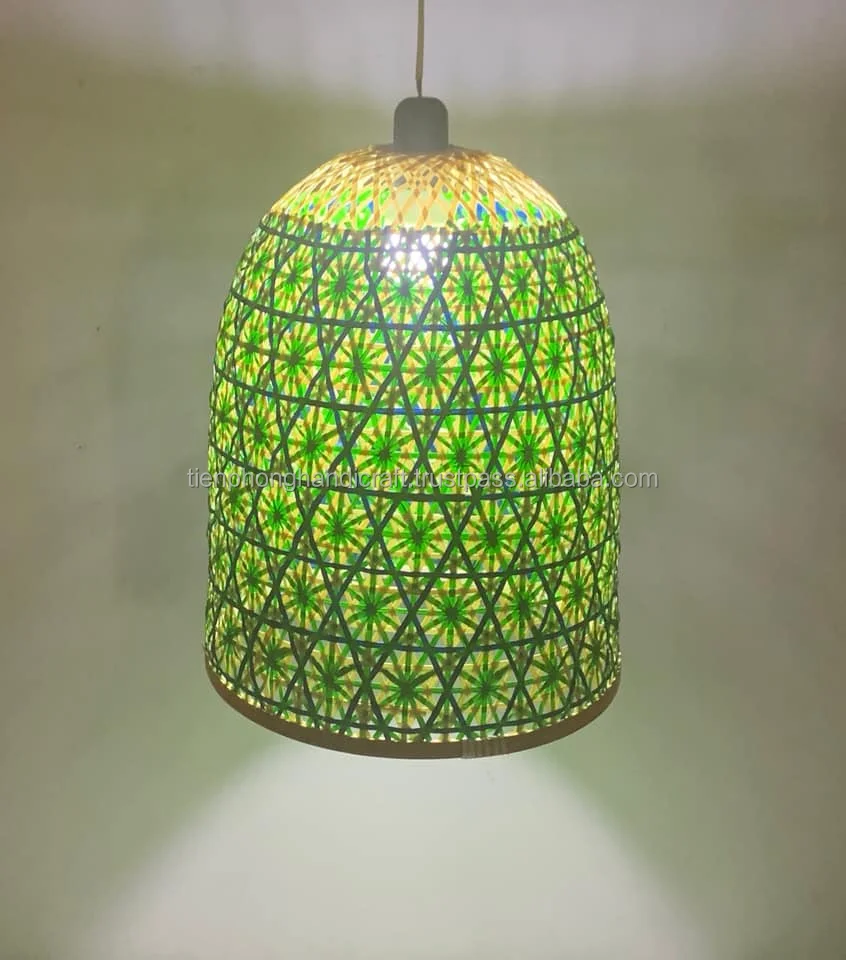 Плетеные подвесные лампы ручной работы подвесной светильник из ротанга лампа бамбука