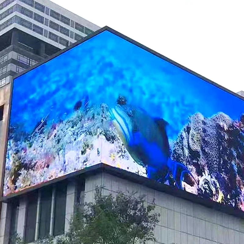 Высококачественный энергосберегающий 3d дисплей невооруженным глазом наружный светодиодный рекламный щит экран торговый зал уличное здание коммерческий