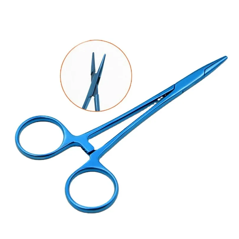 Titanium Alloy needle holder forceps for double eyelid ophthalmic surgical instruments
