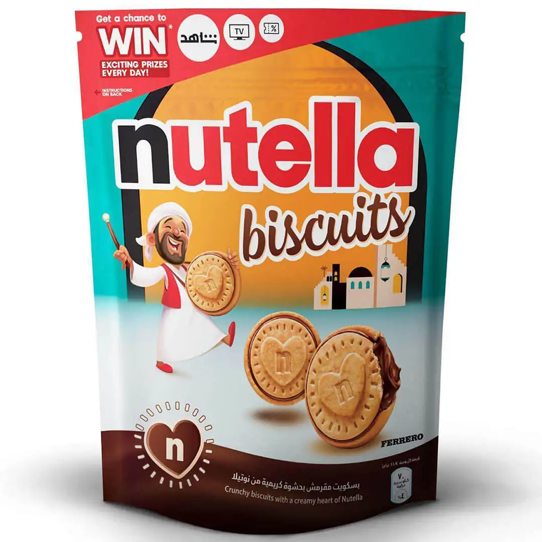 Nutella Biscuits Cookies filled with Nutella Hazelnut Spread For Sale