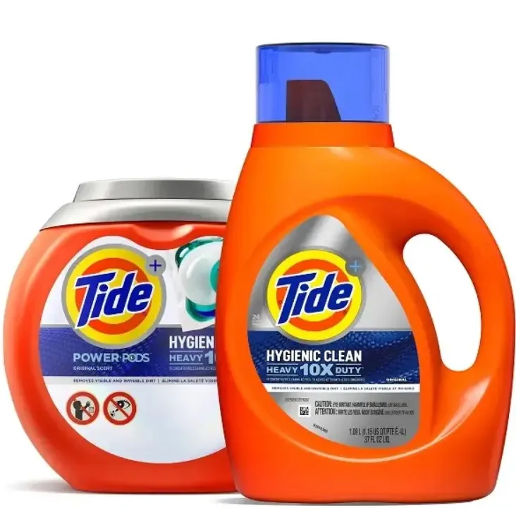 Tide Pods 76 pacs, Heavy Duty 10 X Power Pods, Hygienic Clean High efficiency (he) Laundry Detergent, 3.67 kg / 8.06 lb / 129 oz