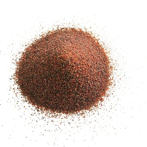 Высокая чистота Пескоструйный абразивный гранат песок 30/60 сетка для обработки поверхности металла