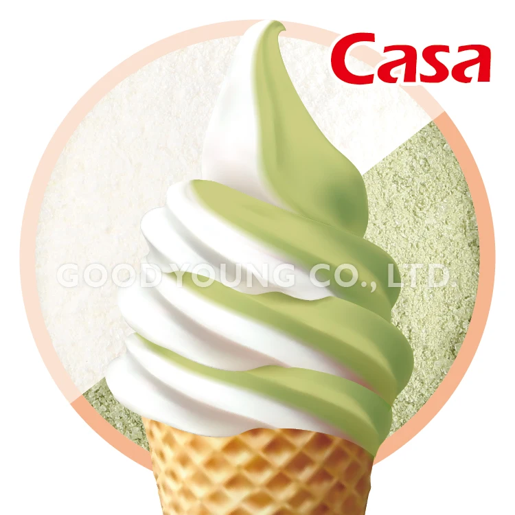 Хороший молодой чай оптом Hokkaidou с молочным вкусом мгновенное мягкое сырье смесь мороженого