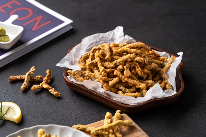 Wasabi Thank Gim spicy snake for beer made in Korea excellent in rich flavor taste useful with drinking