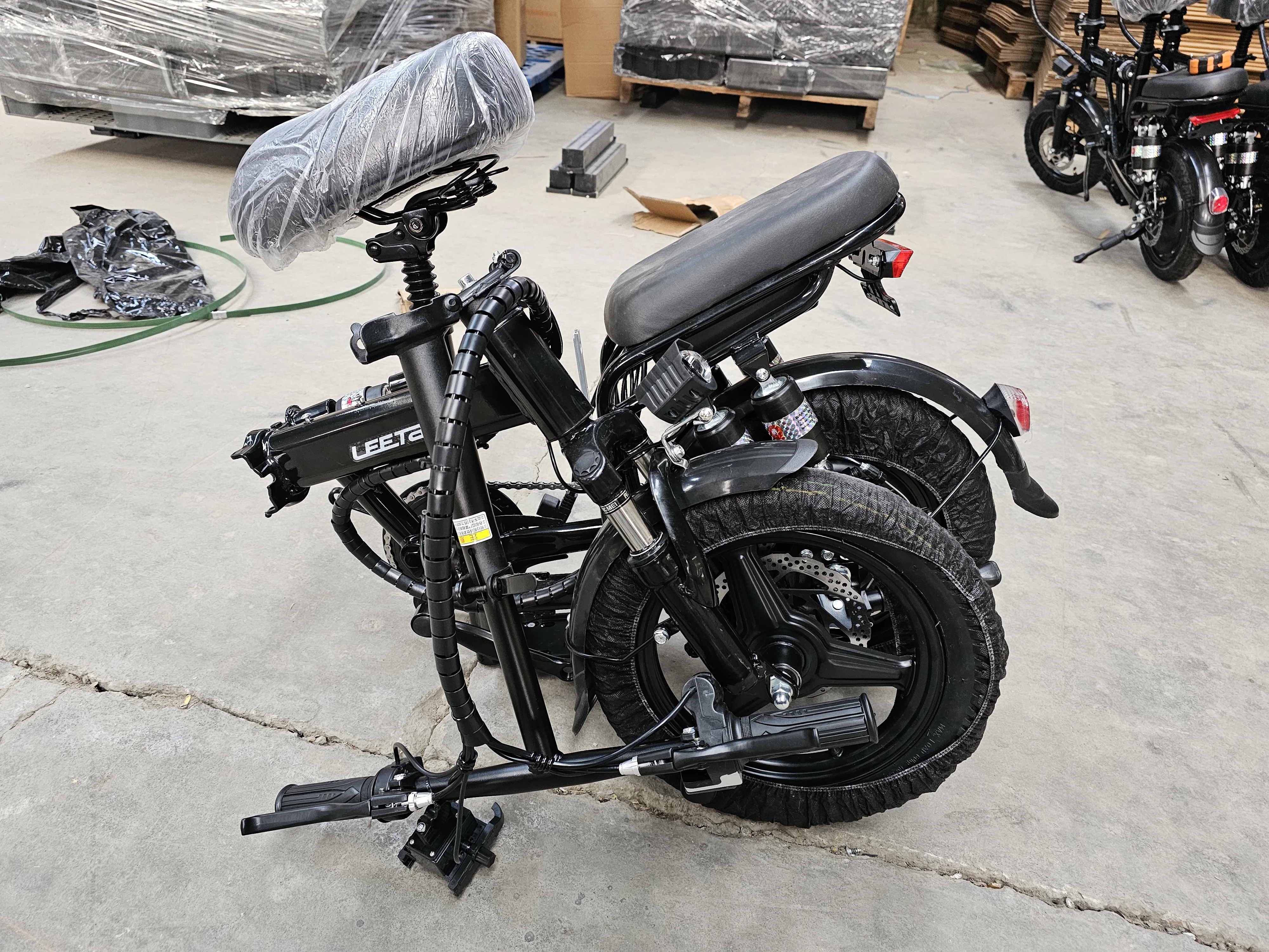 Fast Charging Lightweight Folding Folding Electric Bike 500W 48V Portable Aluminium Frame Factory Price Folding Electric Bike