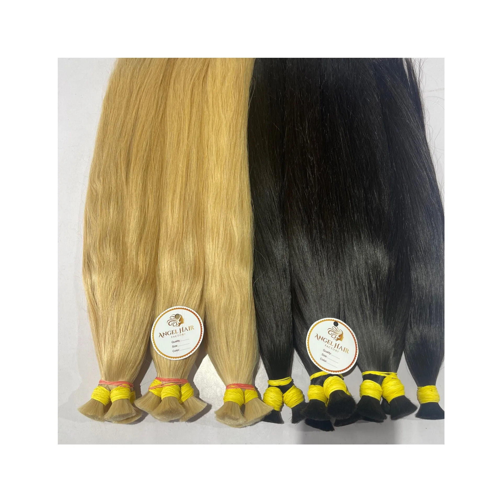 9A Factory price bulk human hair from VietNam.Unprocessed 100%Human Virgin  Wholesale Top Indian Hair BulK