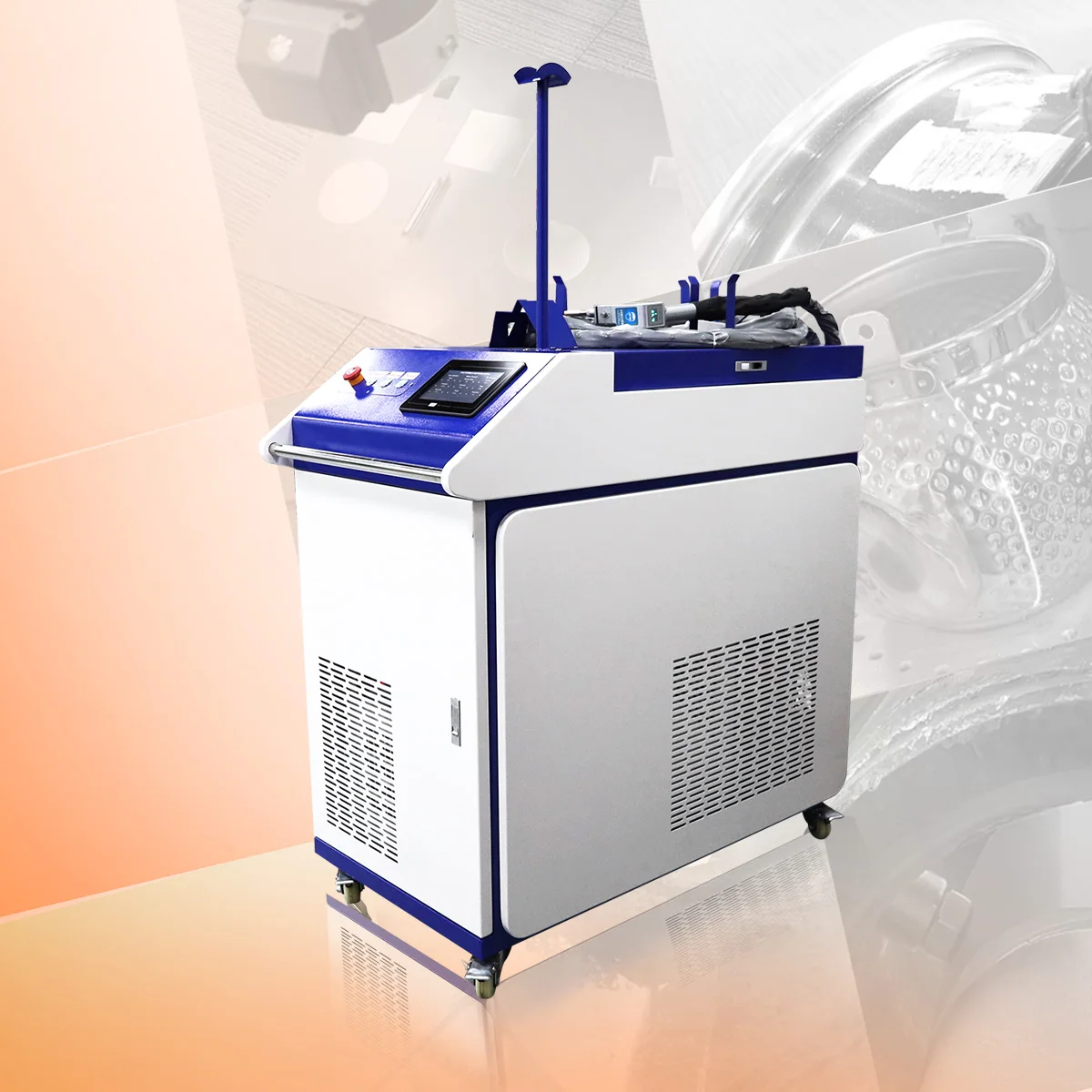 Волоконно-Лазерная очистка порошкового покрытия 3000 Вт камень Maxcool Очистительная Машина высокого качества