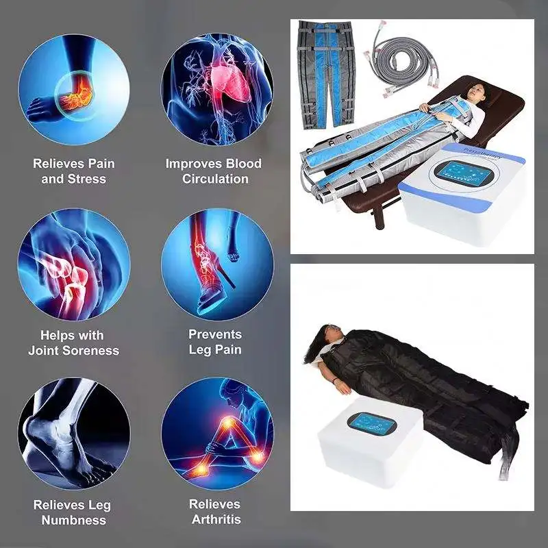 Lymphdrainag Gerat Pressure Therapy Pressotherapy Boots Drainagelymphatic Detox Machine Lymphatic Presoterapia
