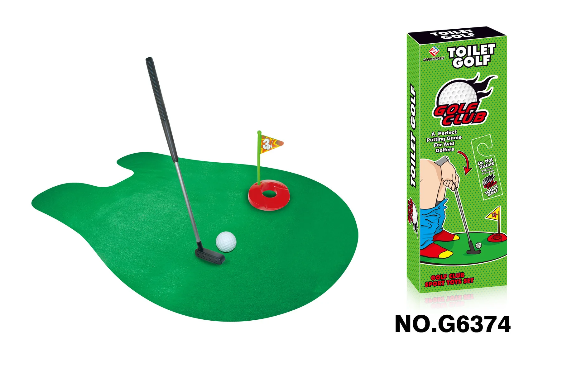 Hot Selling Mini Golf Set Leisure & Entertainment Sports Toys for Toilets Popular Export Product