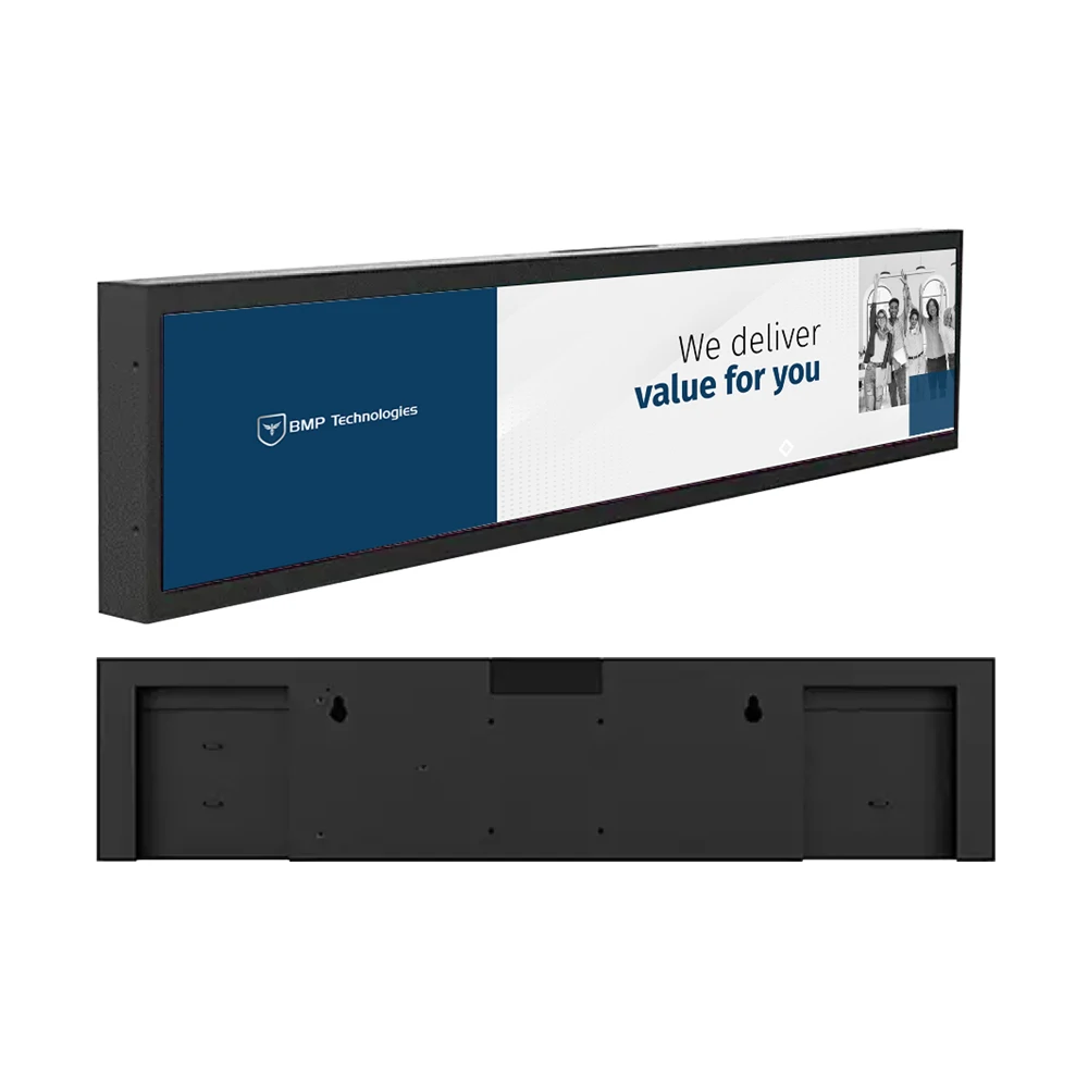 28-inch High Brightness Stretched Bar  LCD for Super Market Advertisement