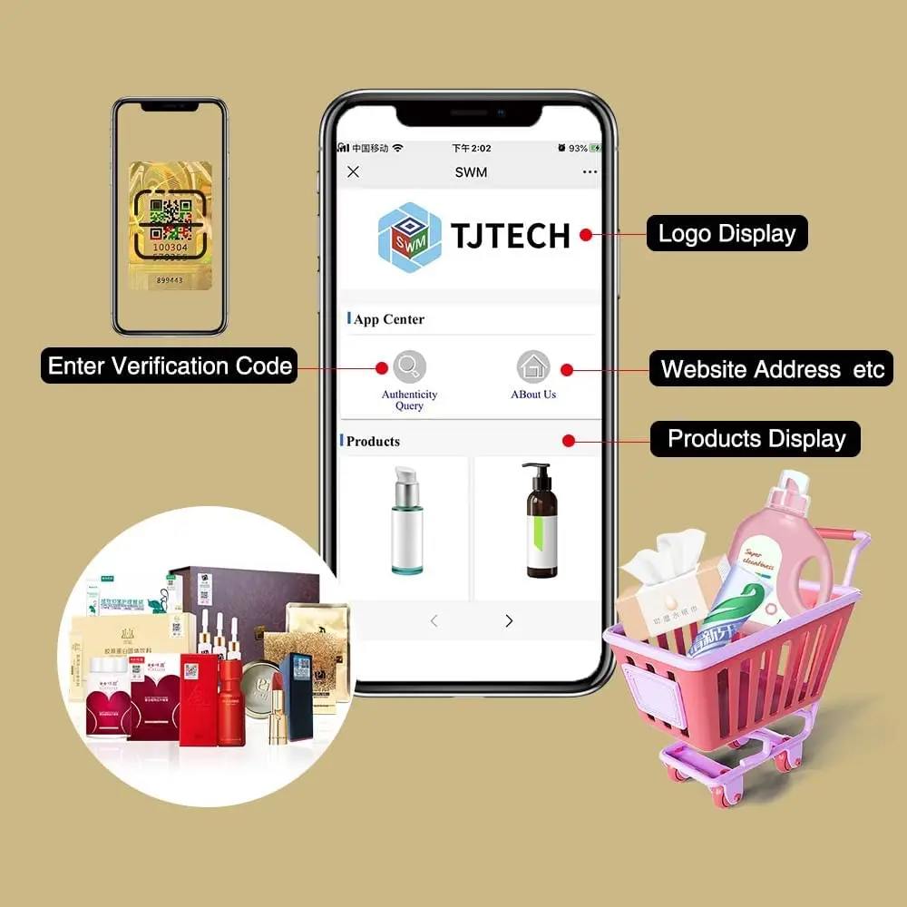 QR Code Stickers,Tamper Evident Sticker Roll Security Tags Anti-counterfeiting Labels Scratch Off Serial Number Verification