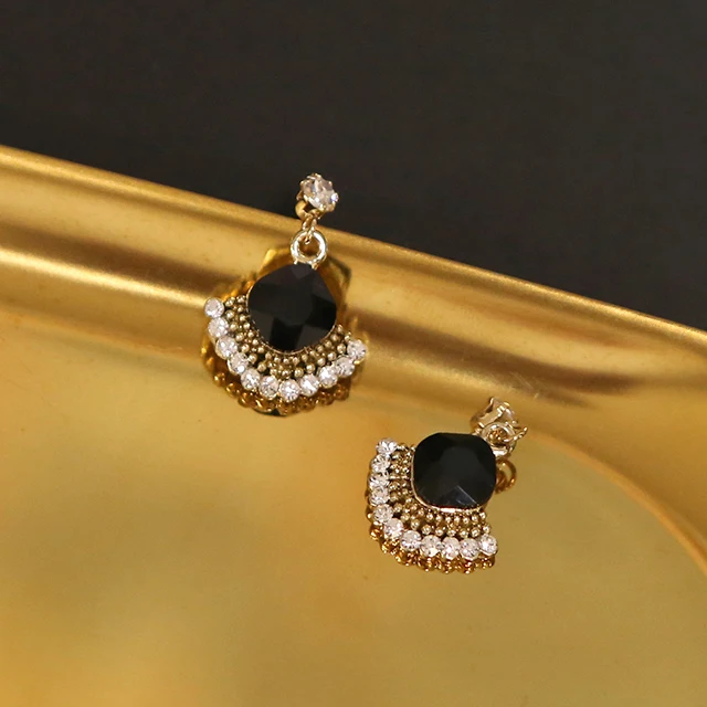 Crystal Flare 130 Antique Earring made in Korea party wedding jewelry