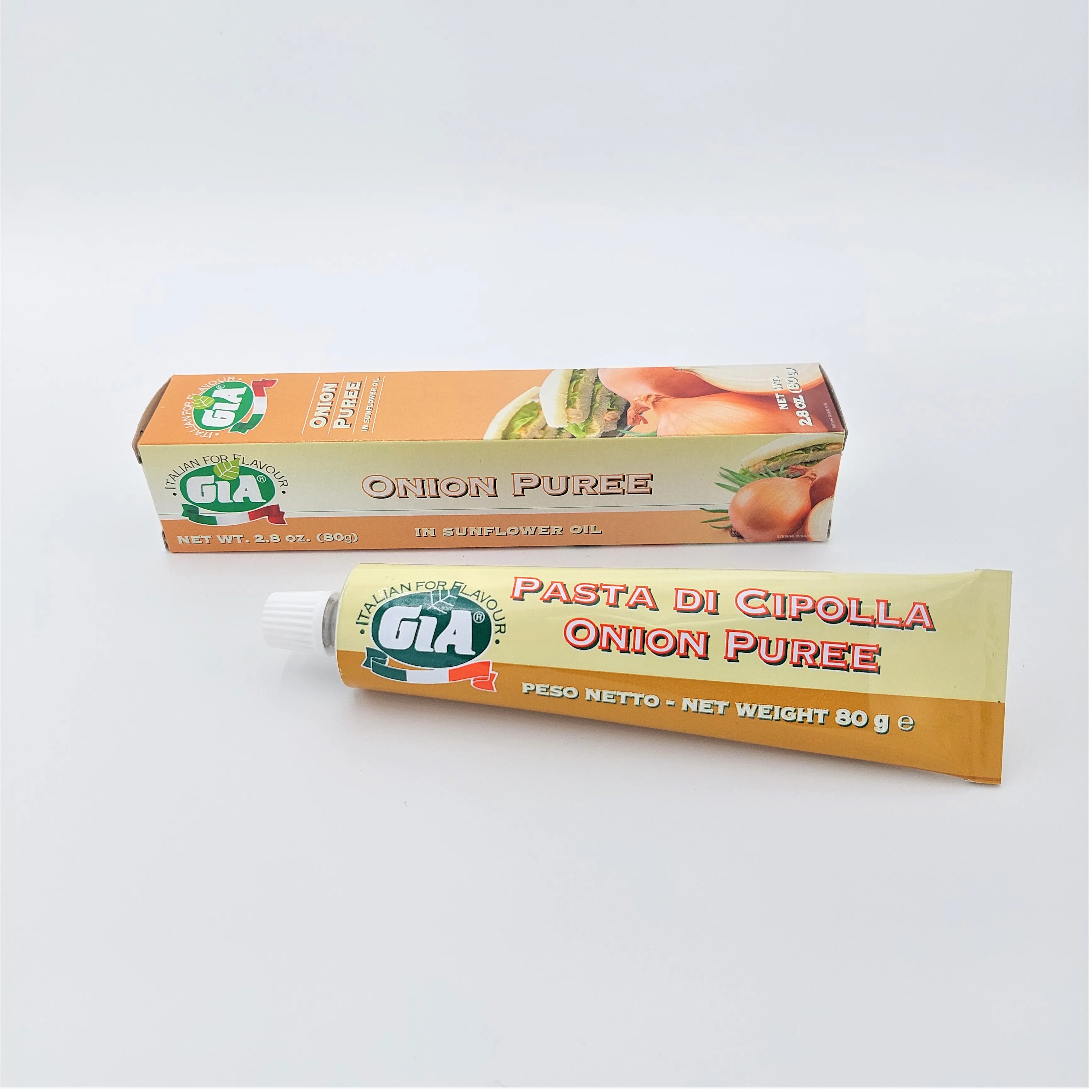 high quality made in italy ONION PUREE 80 g in tube GIA for export