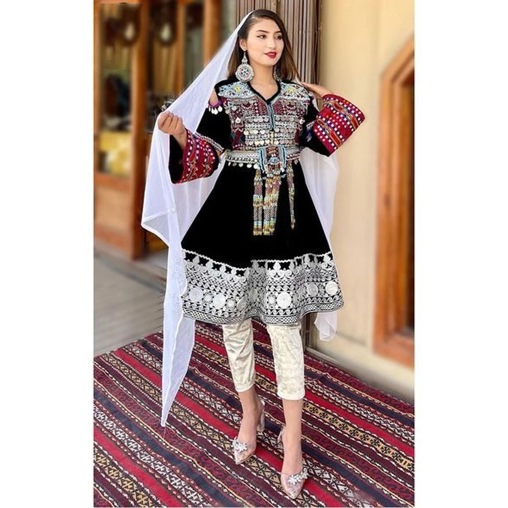 2023 best selling Banjara Tribal ethnic dress Good selling Afghani Dresses good style women afghan dresses