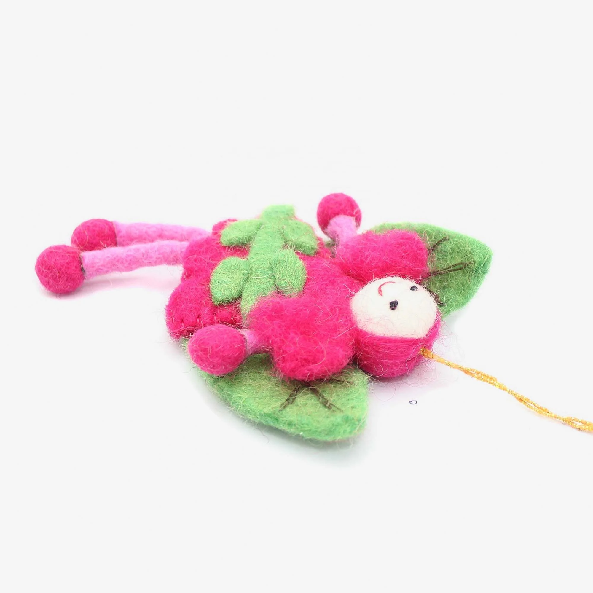 Handmade felt fairy toy garden playhouse made in Nepal wool felt fairy | 100% Handmade New-Zealand Felt Wool Decoration Crafts