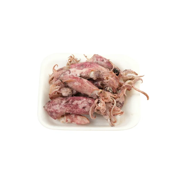 Salted squid processed by original Indonesian machines