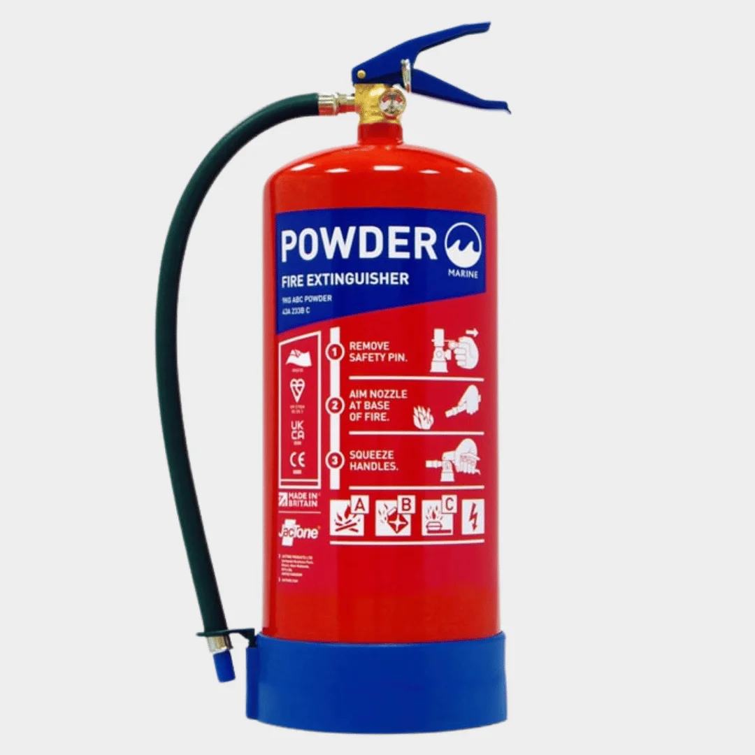A Powder Fire Extinguisher Uses A Versatile Agent To Combat Class A, B, And C Fires Effectively