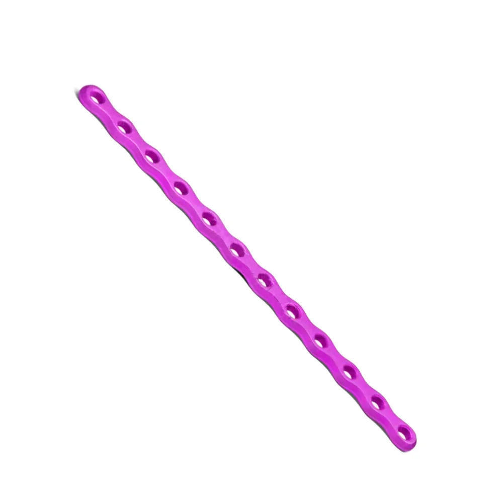 Изготовленные на заказ титановые мини пластины для фрагментной фиксации 2 7 мм прямые низкопрофильные ортопедической хирургии и реконструкции костей CE