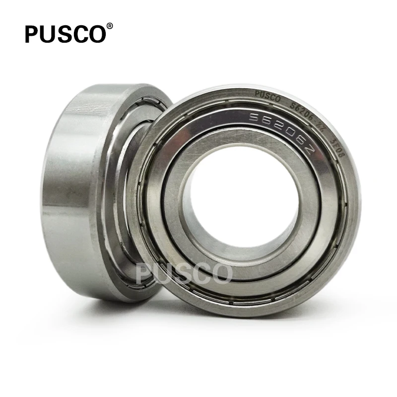 PUSCO Brand S6206 For Machine tool equipment, conveying equipment High Quality Stainless Steel Deep Groove Ball  Bearing  S6210