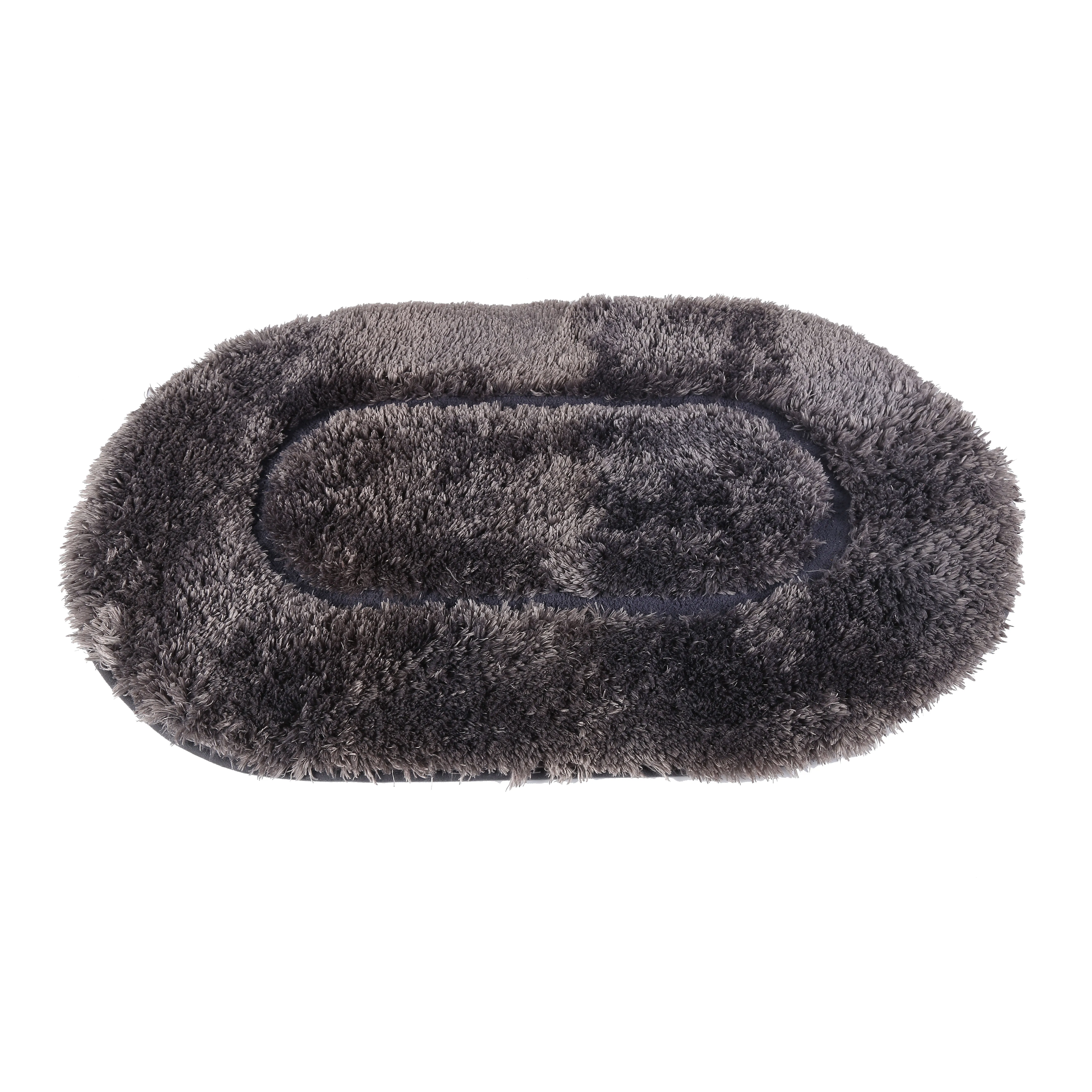 Tufted Microfiber Bath Mat Anti Slip Bathroom Rug Absorbent Floor Mats Soft Shaggy Bath Rug WIth Long Fur