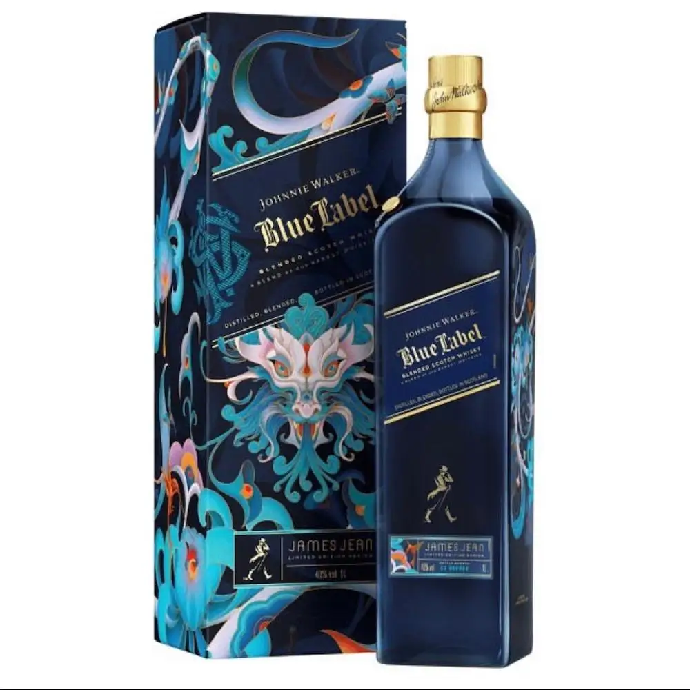 Лучшие по рейтингу смешанный Шотландский Виски Johnnie Walker Blue Label 750 мл Самые продаваемые бутылки для виски с синей этикеткой упакованные в оптовые коробки