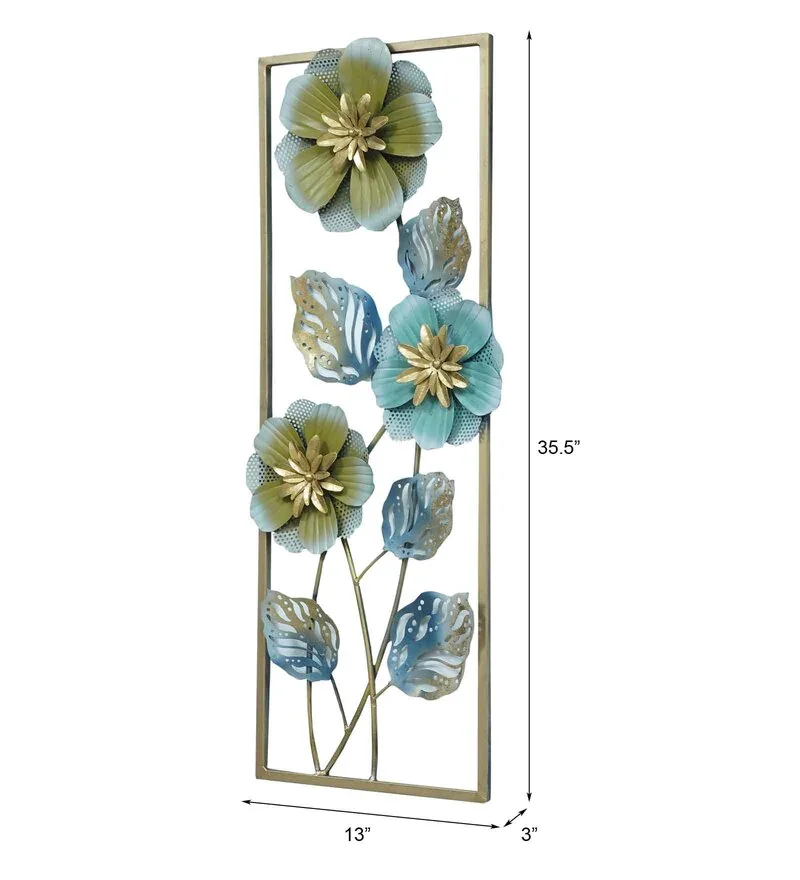 Latest Design Wall Art Flower Frame Design Metal Art Frame for Living Room House Decoration Wholesale Inside Arts Supplies