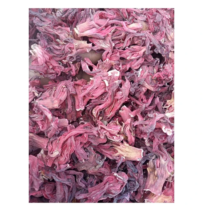 100% Clean & Dried Top Quality Real Natural Pleasant Taste Organic Dried Hibiscus Flowers Cut & Sifted 100% Natural Hibiscus Tea